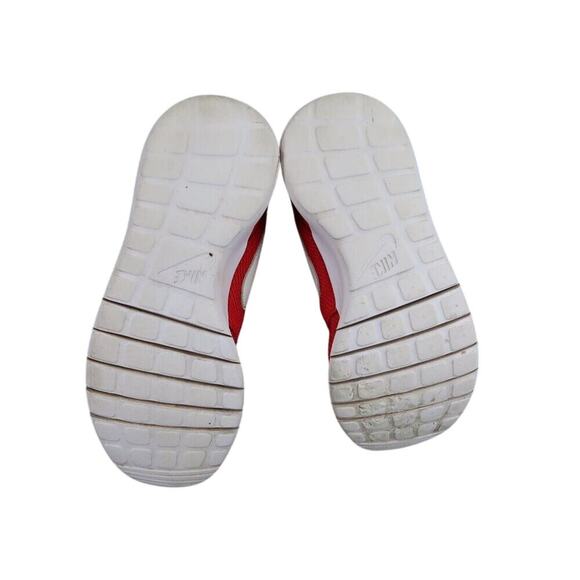 Nike Shoes Kids 7 Sneaker Roshe One Running Athletic Trainer Red White Youth Boy - Picture 9 of 14